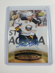 2015-16 Upper Deck Overtime Matt Moulson #134 Auto Sabres